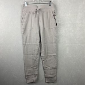 Mondetta Womens Grey Ribbed Lounge Joggers Size Medium New